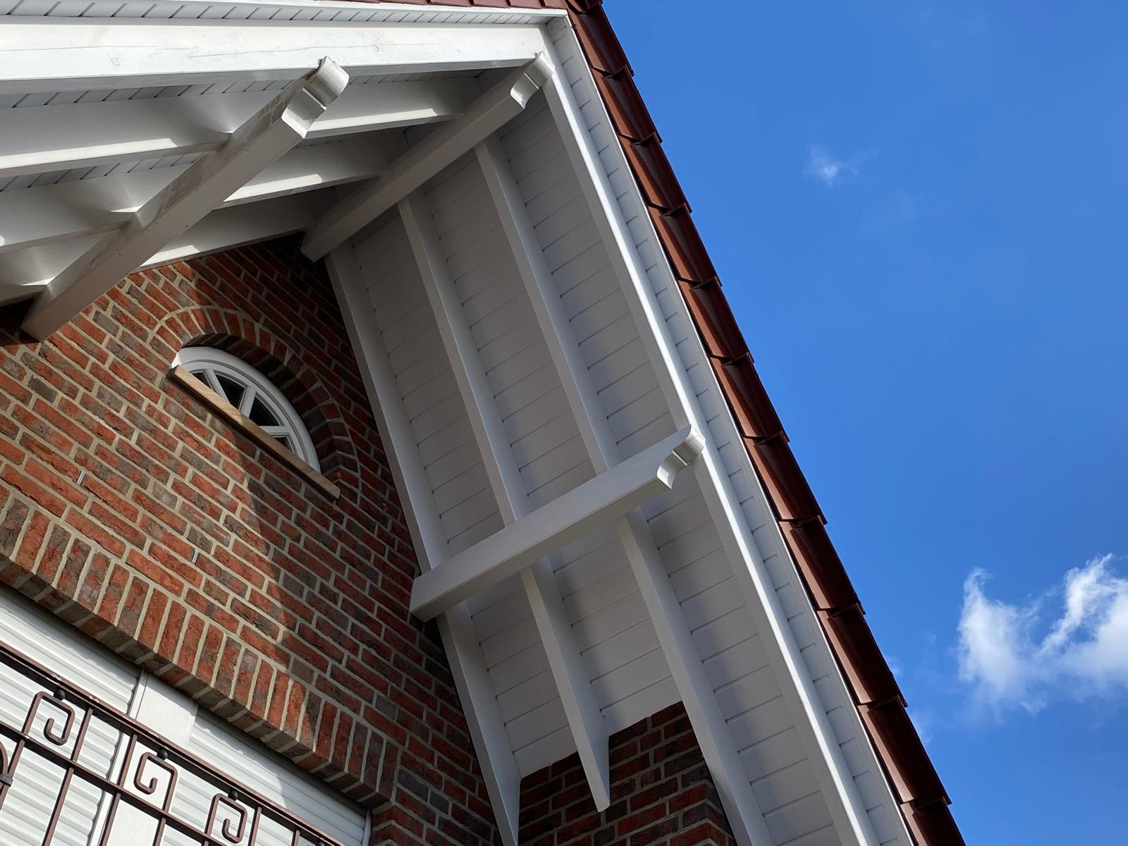 Reinigung von Dach&uuml;berst&auml;nden im Raum Salzbergen.